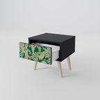VERDANT PLEASURES Nightstand in Black Finish