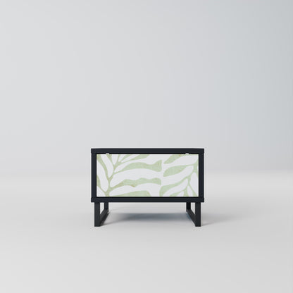 BOTANICAL SPARK nattduksbord i svart finish
