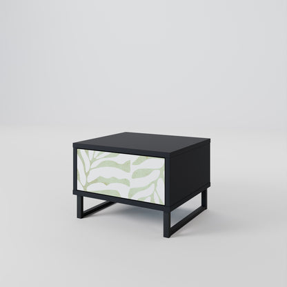 BOTANICAL SPARK nattduksbord i svart finish