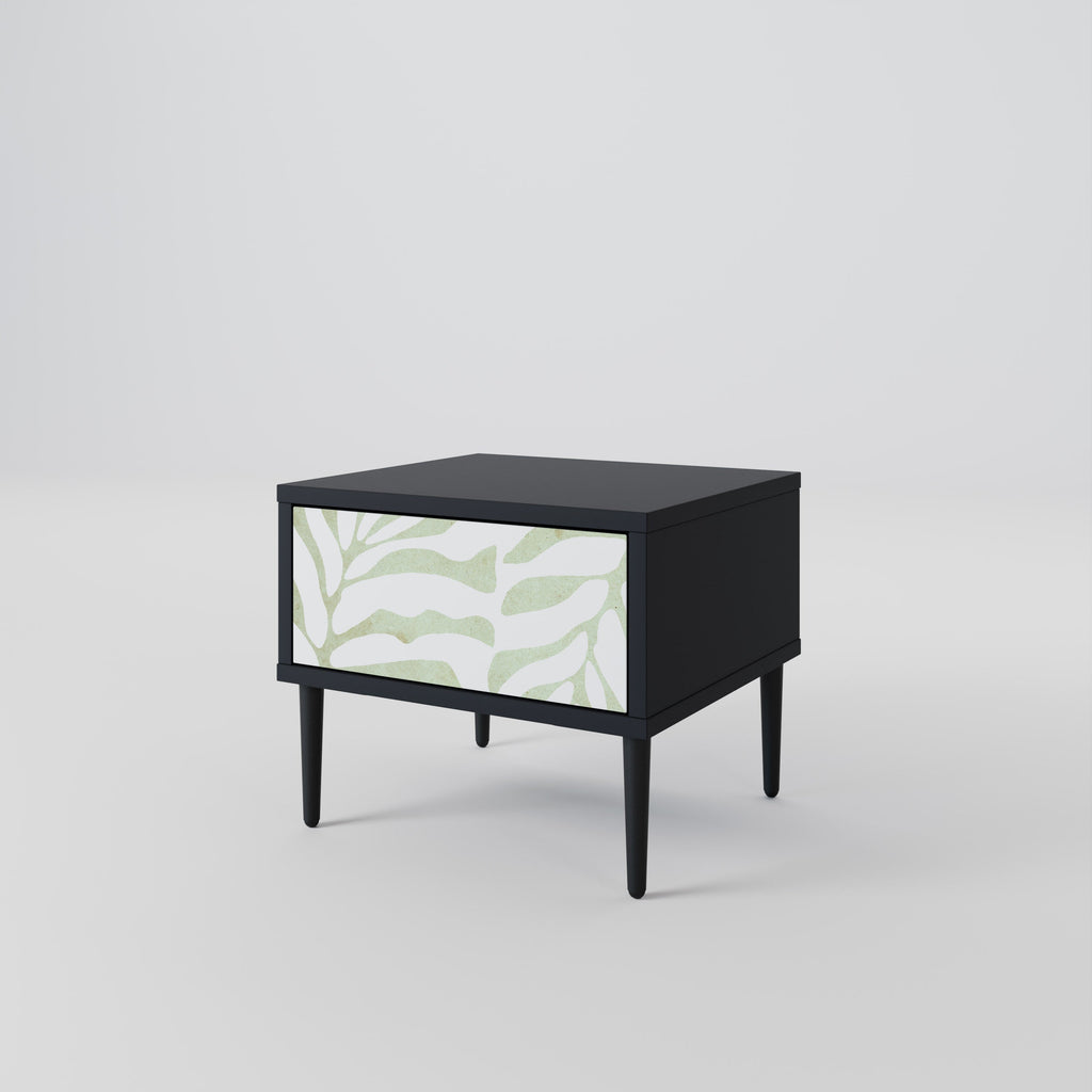 BOTANICAL SPARK nattduksbord i svart finish