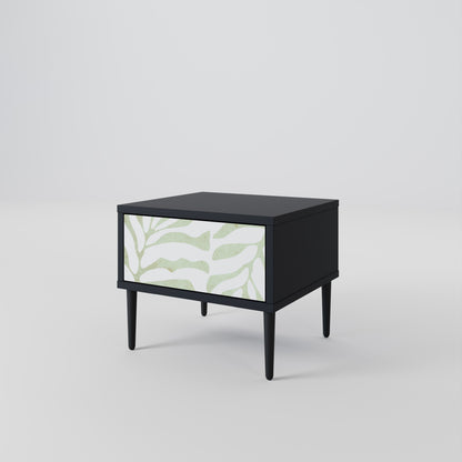 BOTANICAL SPARK nattduksbord i svart finish