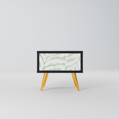 BOTANICAL SPARK nattduksbord i svart finish