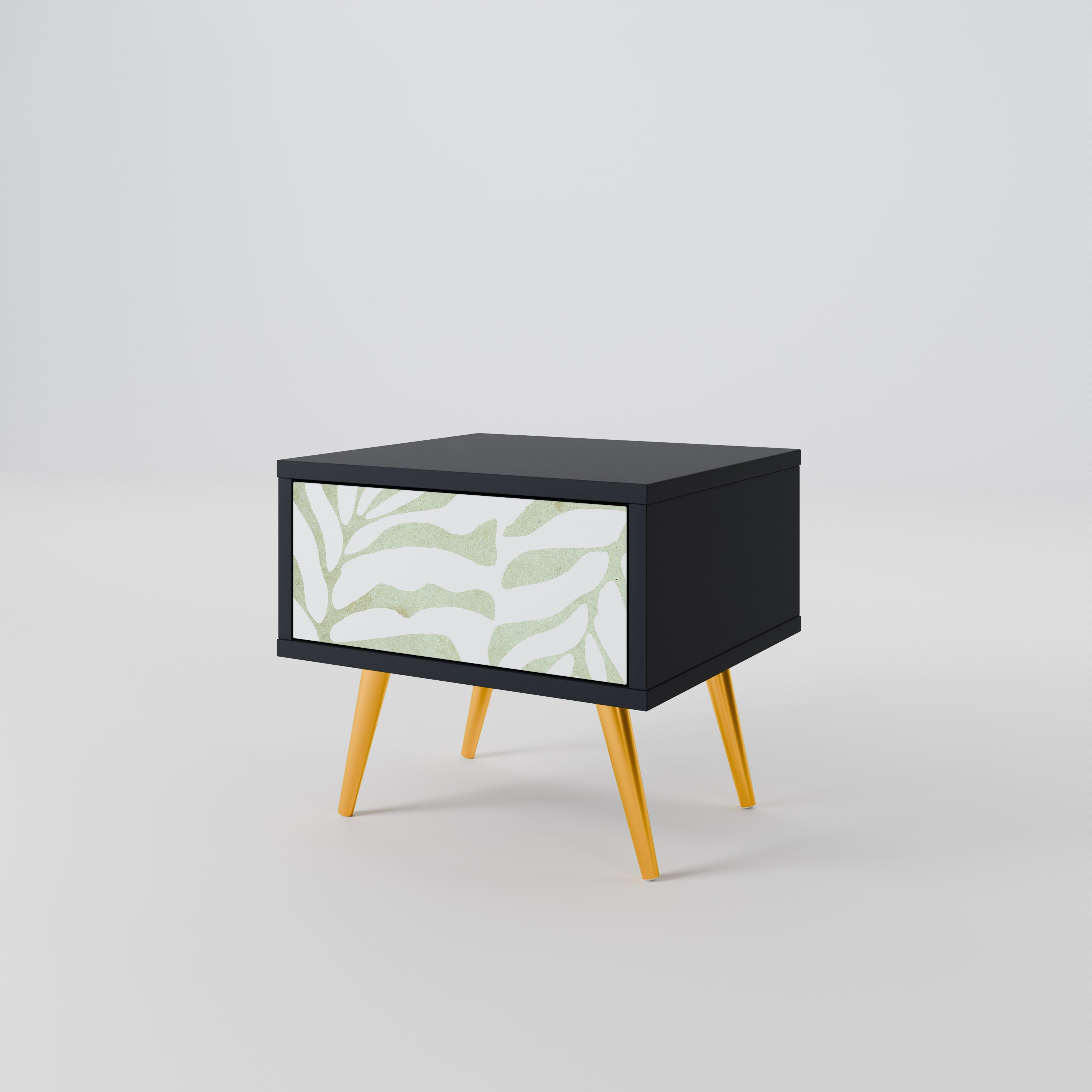 BOTANICAL SPARK nattduksbord i svart finish