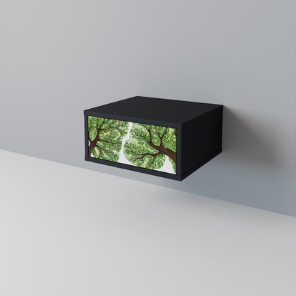 WILDERNESS DASH Nightstand in Black Finish