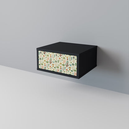 PALM SPRING Nattduksbord i svart finish