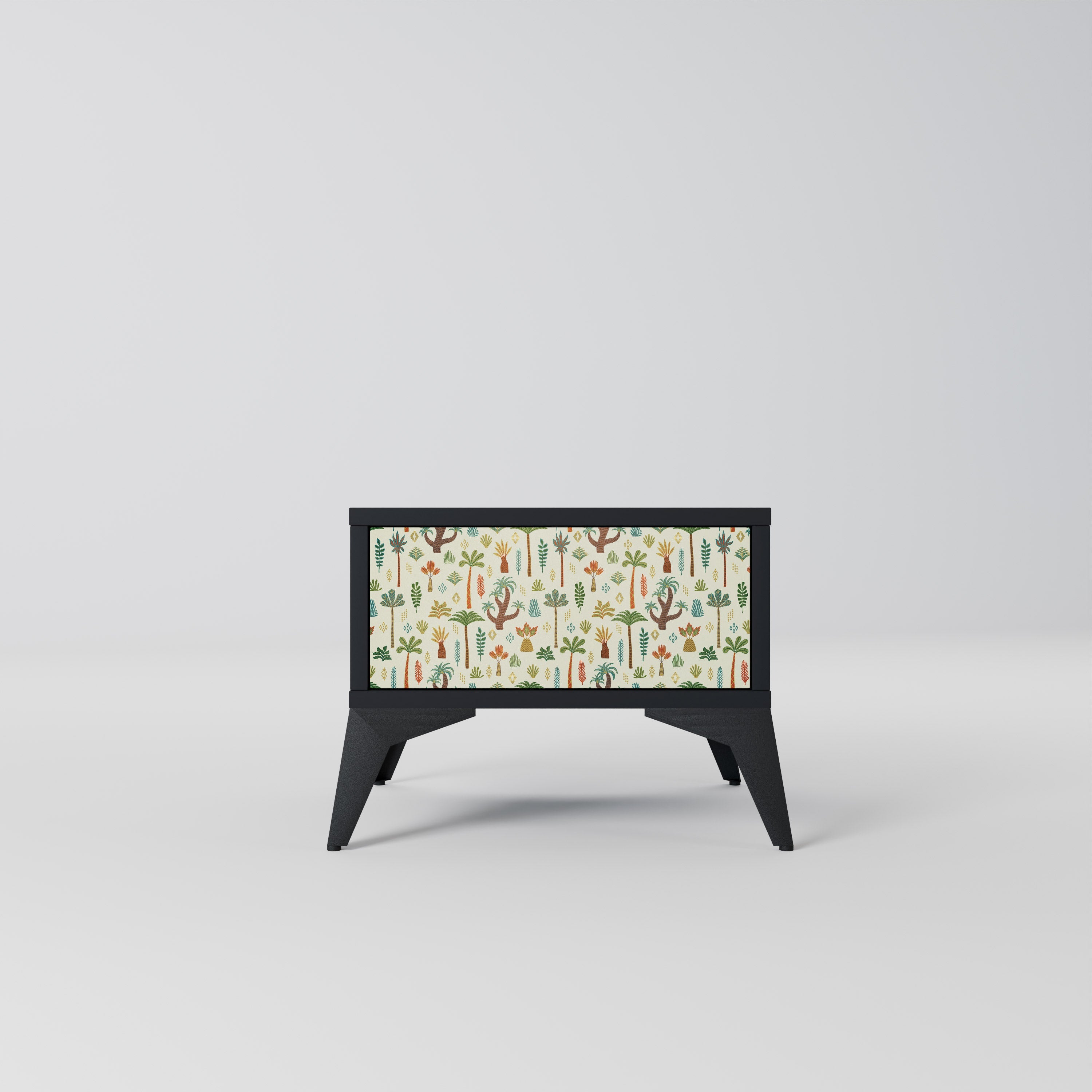 PALM SPRING Nattduksbord i svart finish