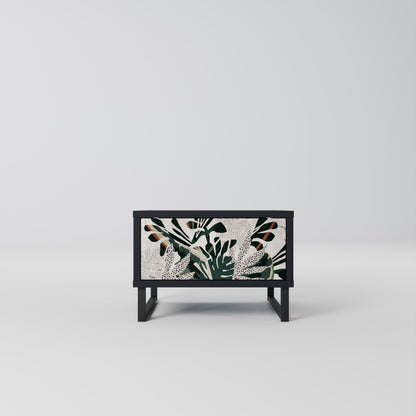 VERDURE FORMATION Nightstand in Black Finish