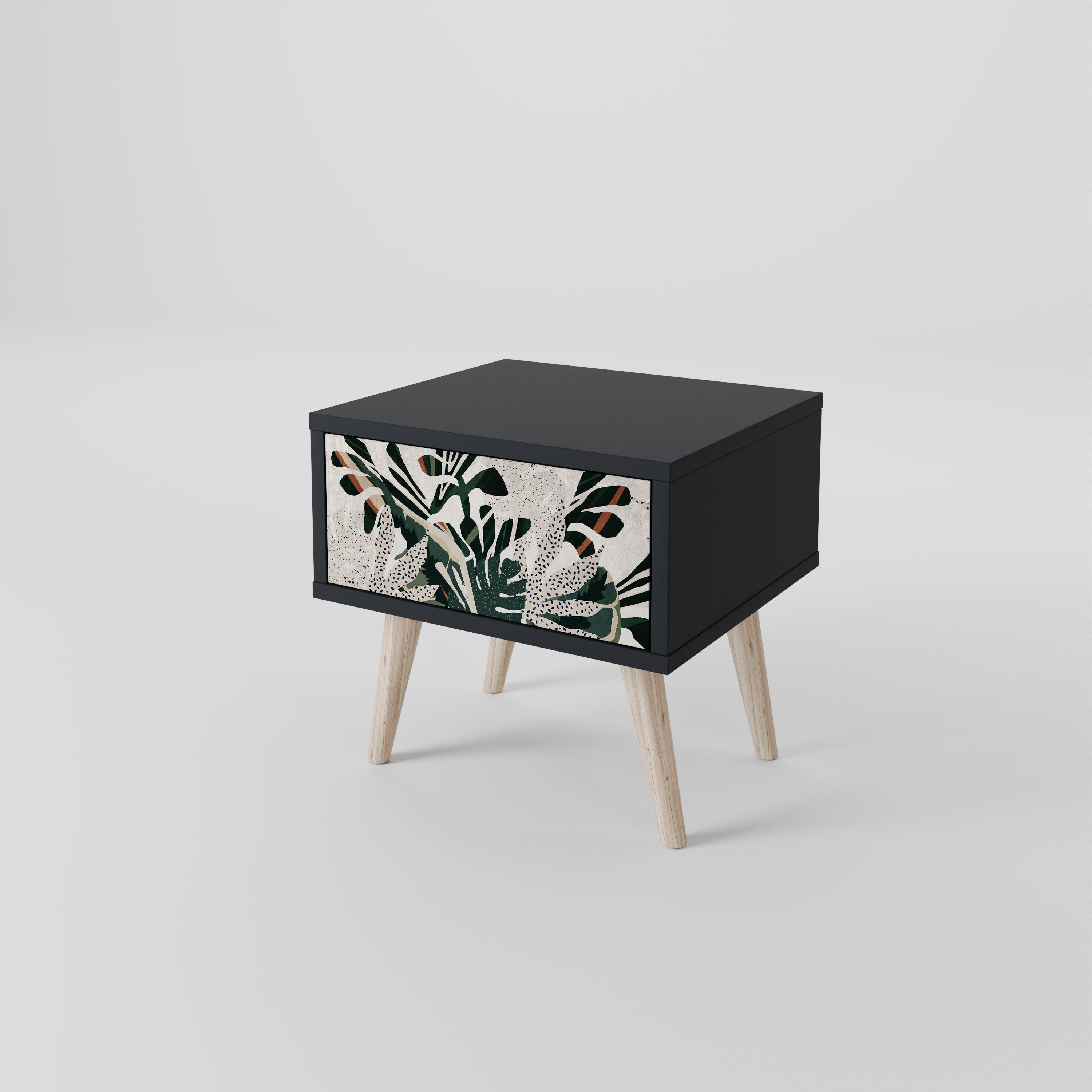 VERDURE FORMATION Nattduksbord i svart finish