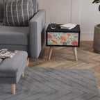 FUNGUS FANTASY Nattduksbord i svart finish