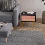 SKATEBOARD ARTISTRY Nattduksbord i svart finish