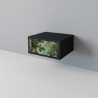 VERDURE ABYSS Nightstand in Black Finish