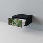 VERDURE ABYSS Nightstand in Black Finish