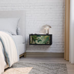 VERDURE ABYSS Nightstand in Black Finish