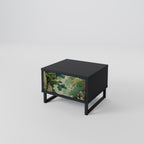 VERDURE ABYSS Nightstand in Black Finish