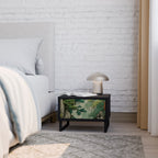 VERDURE ABYSS Nightstand in Black Finish