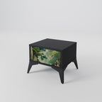 VERDURE ABYSS Nightstand in Black Finish