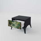 VERDURE ABYSS Nightstand in Black Finish
