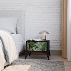 VERDURE ABYSS Nightstand in Black Finish