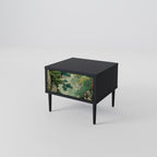 VERDURE ABYSS Nightstand in Black Finish