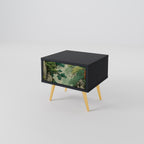 VERDURE ABYSS Nightstand in Black Finish