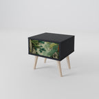 VERDURE ABYSS Nightstand in Black Finish