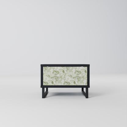 FENNEL BALDACHIN Nightstand in Black Finish