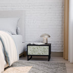 FENNEL BALDACHIN Nightstand in Black Finish