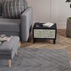 FENNEL BALDACHIN Nightstand in Black Finish