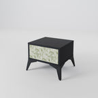 FENNEL BALDACHIN Nightstand in Black Finish