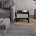 FENNEL BALDACHIN Nightstand in Black Finish