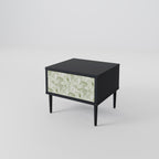 FENNEL BALDACHIN Nightstand in Black Finish