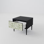 FENNEL BALDACHIN Nightstand in Black Finish