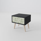 FENNEL BALDACHIN Nightstand in Black Finish