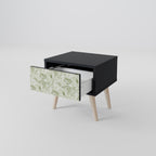 FENNEL BALDACHIN Nightstand in Black Finish