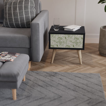 FENNEL BALDACHIN Nightstand in Black Finish