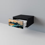 OMINOUS MOUNTAINS Nightstand in Black Finish