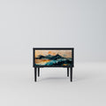OMINOUS MOUNTAINS Nightstand in Black Finish