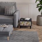 COCOA FRUITS Nightstand in Black Finish