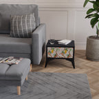 COCOA FRUITS Nightstand in Black Finish