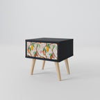 COCOA FRUITS Nightstand in Black Finish