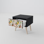 COCOA FRUITS Nightstand in Black Finish