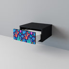 CACTUS VIBES Nightstand in Black Finish