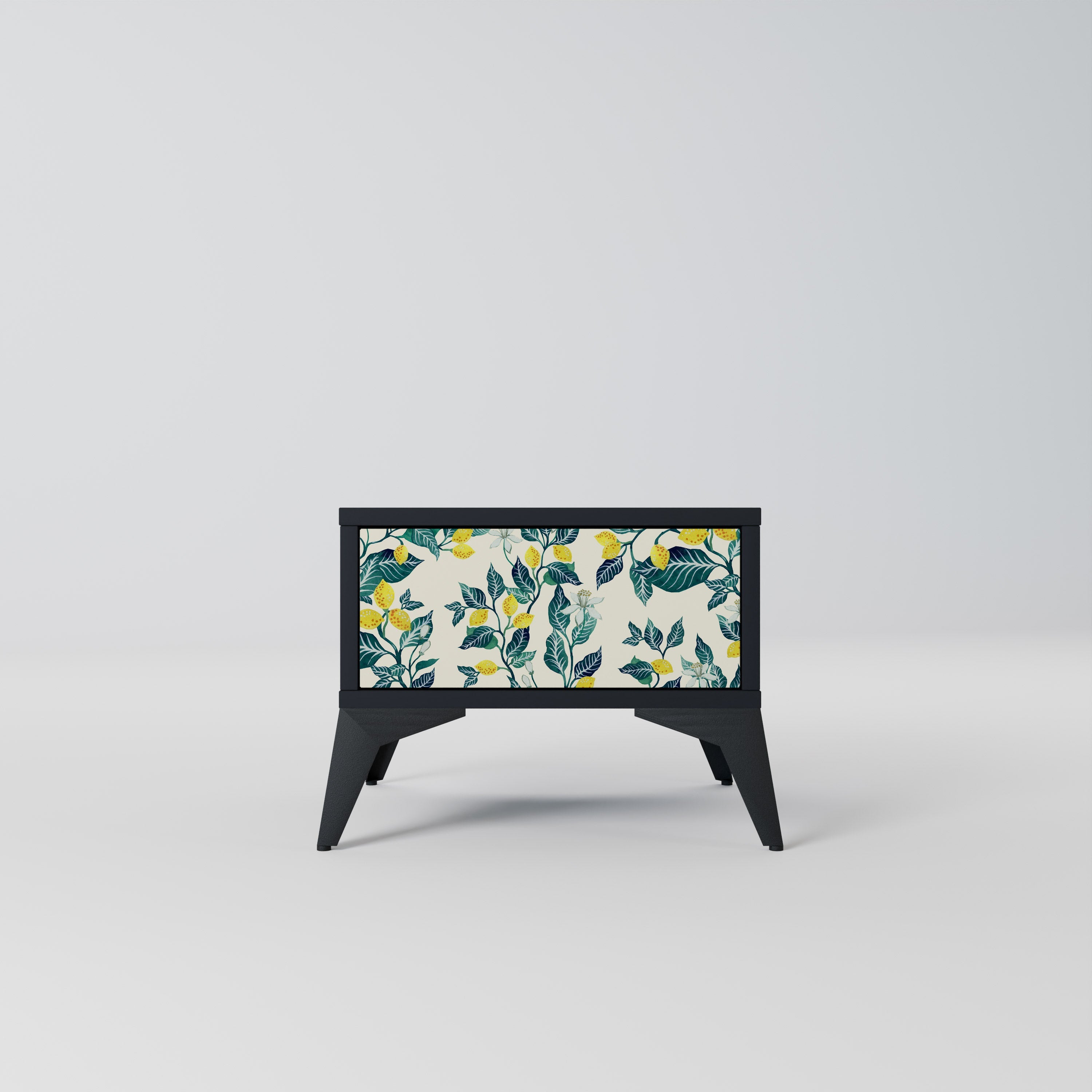 Nattduksbord Lemon Tree i svart finish