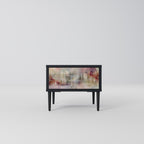 VEILED SUMMIT nattduksbord i svart finish
