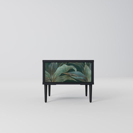 ROYAL GREEN Nightstand in Black Finish