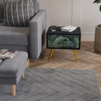 ROYAL GREEN nattduksbord i svart finish