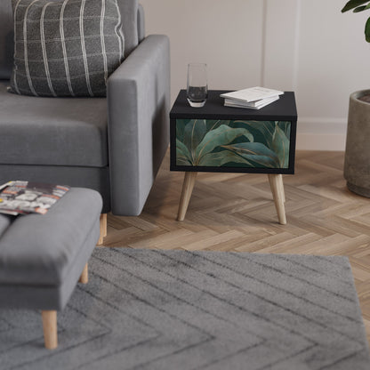 ROYAL GREEN Nightstand in Black Finish