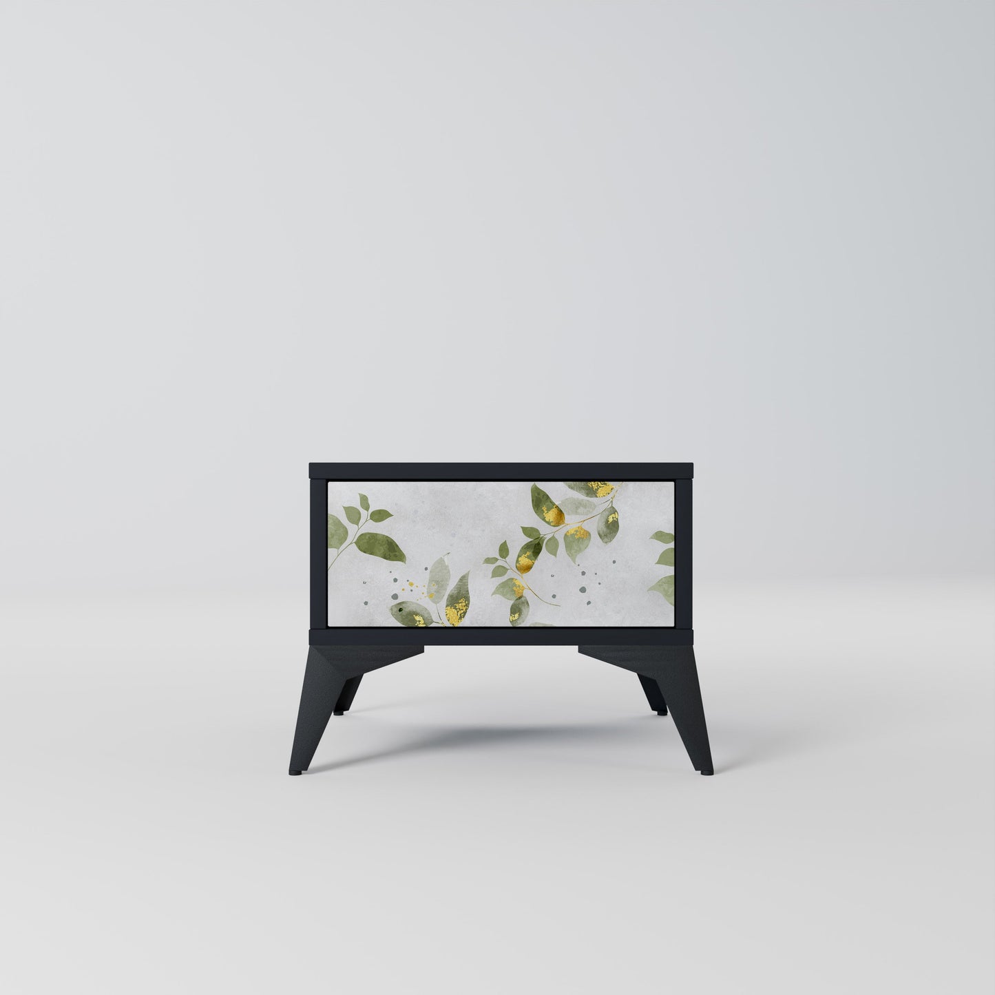 ELEGANT BOTANICS nattduksbord i svart finish