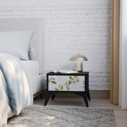 ELEGANT BOTANICS nattduksbord i svart finish