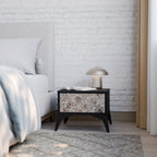 PASSING TIME Nattduksbord i svart finish